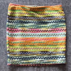 Stripe Pencil Skirt